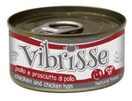 Vibrisse Chat Poulet / Jambon 70 GR (24 pièces)