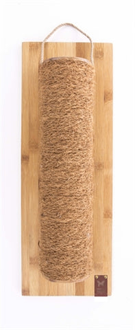 Poteau à chat Martin Sellier Vietnam haut et bas en fibre de coco et bambou 55 CM