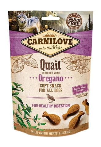 Carnilove Soft Snack Quail / Oregano 200 GR