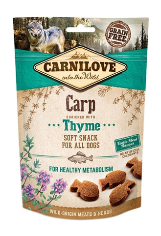 Carnilove Soft Snack Carpe / Thym 200 GR