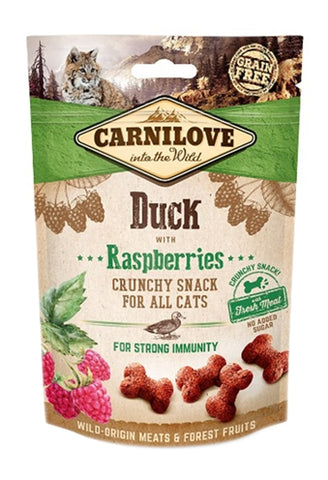 Carnilove Snack Croquant Canard / Framboise 50 GR