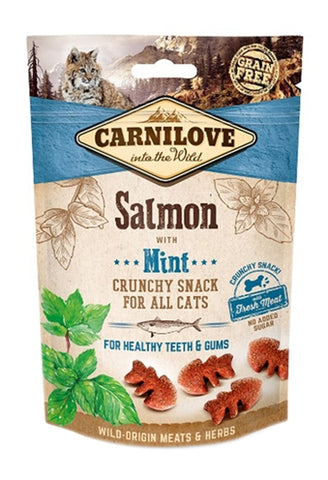 Carnilove Crunchy Snack Salmon / Mint 50 GR