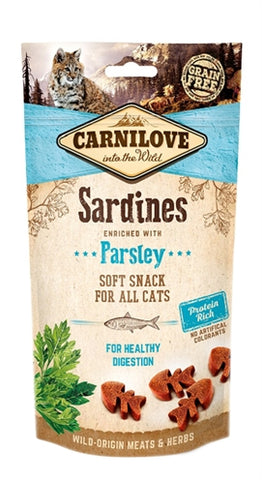 Carnilove Soft Snack Sardines / Parsley 50 GR