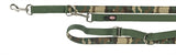 Trixie Hondenriem Premium Neopreen Verstelbaar Camouflage Groen 200X2,5 CM