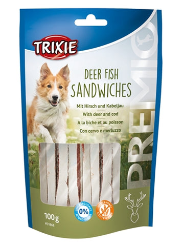 Trixie Premium Deer Fish Sandwiches 100 GR