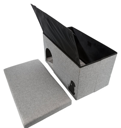 Trixie Niche pour Chat Kimy Gris 70X40X40 CM