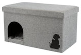 Trixie Niche pour Chat Kimy Gris 70X40X40 CM