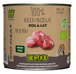 Biofood Organic Kat 100% Rund Blik 12X200 GR (12 stuks)