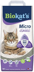 Litière pour chat Micro Classic de Biokat 14 LTR