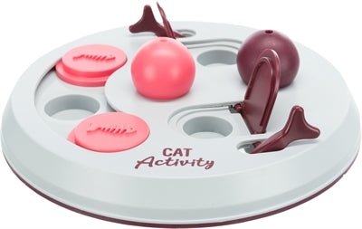 Trixie Cat Activity Flip Board Baie / Rose / Gris Clair 23X23 CM
