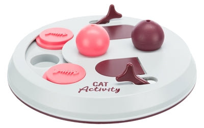 Trixie Cat Activity Flip Board Baie / Rose / Gris Clair 23X23 CM