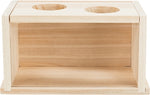 Trixie Sand Bath For Mice / Hamsters Wood 20X12X12 CM