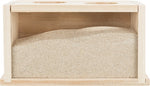 Trixie Sand Bath For Mice / Hamsters Wood 20X12X12 CM