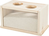Trixie Sand Bath For Mice / Hamsters Wood 20X12X12 CM