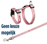 Trixie Harnais Lapin Avec Ceinture Baby Bunny Assorti 20-33X0,8+125 CM