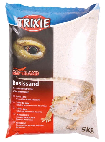 Trixie Reptiland Basic Sable Pour Desert Terraria Blanc 5 KG