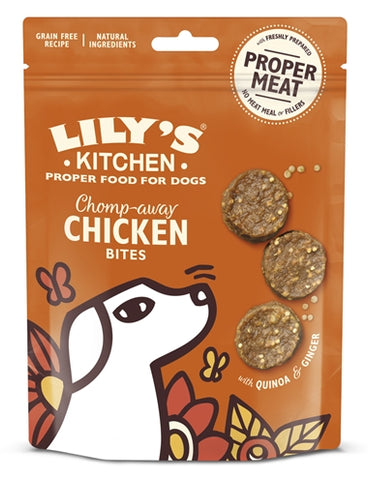 Lily's Kitchen Bouchées de poulet Chomp-Away pour chien 70 GR