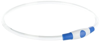 Trixie Halsband Usb Flash Light Lichtgevend Oplaadbaar Blauw