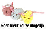 Fofos peluche souris avec queue pailletée 14,5 x 6 x 6 cm
