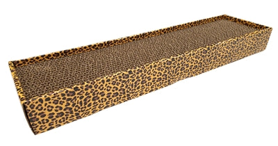 Croci Planche à gratter Décoration d'intérieur Imprimé Animal Léopard 48 x 12,5 x 5 cm