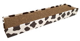 Croci Planche à gratter Décoration d'intérieur Imprimé Animal Vache 48 x 12,5 x 5 cm