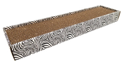 Croci Planche à gratter Décoration d'intérieur Imprimé Animal Zèbre 48 x 12,5 x 5 cm