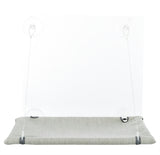 Trixie Kattenmand Hangmat Raam Velours Grijs 50X30 CM