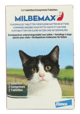 Milbemax Comprimé Vermifuge Petit Chat/Chaton 2 COMPRIMES