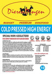 Merkloos Budget Premium Dogfood Cold Pressed High Energy 14 KG
