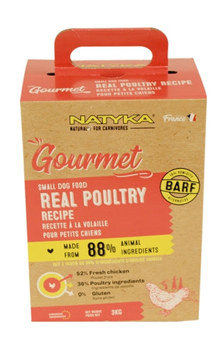 Natyka Gourmet Adult Small Breed Poultry 3 KG