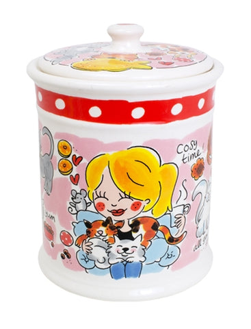 Blond Amsterdam Storage Jar Cat 16X16X22.5 CM
