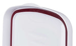 Trixie Food Barrel Airtight Lockable Plastic Transparent White / White