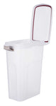 Trixie Food Barrel Airtight Lockable Plastic Transparent White / White