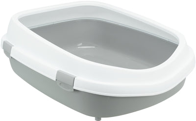 Trixie Primo Litter Box With Rim Gray / White XXL 71X56X25 CM