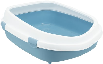 Trixie Primo Litter Box With Rim Blue / White XXL 71X56X25 CM