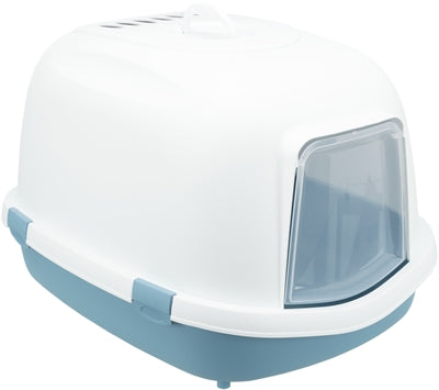 Trixie Litter Box Primo Xxl Top With Hood Blue / White 71X56X47 CM