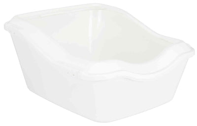 Trixie Cleany Cat Litter Box With Rim White 54X45X29 CM