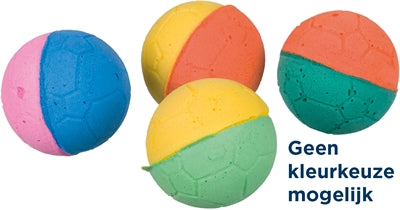 Trixie Set Softballs Caoutchouc Souple Assorti 4,3X4,3X4,3 CM 4 PCS