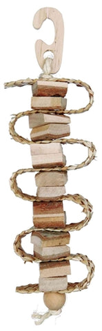 Trixie Toy Bark Wood On Sisal Cord 30 CM