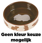 Trixie Food Bowl Hamster Motif Ceramic Assorted Assorted 80 ML 8 CM
