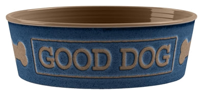 Tarhong Gamelle Good Dog Mélamine Bleu Indigo 17X17X6 CM 950 ML