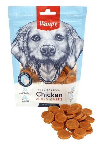 Wanpy Chips Jerky De Poulet Rôti Au Four 100 GR