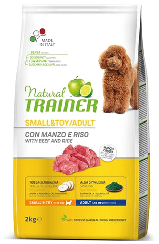 Natural Trainer Dog Adult Mini Beef / Rice 2 KG