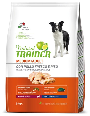 Natural Trainer Dog Adult Medium Poulet / Riz