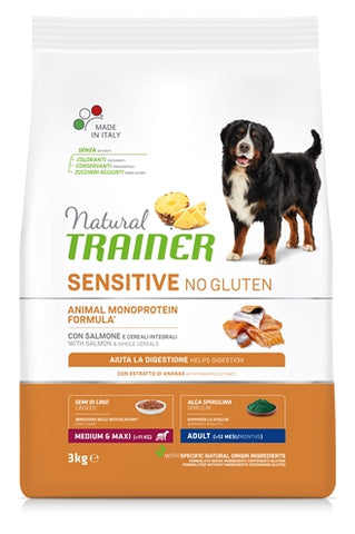 Natural Trainer Dog Adult Medium / Maxi Sensitive Saumon 3 KG