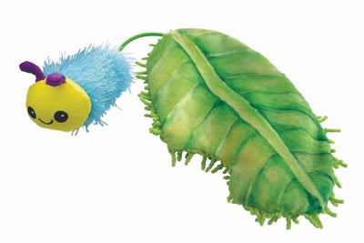 Chenille Kong Flingaro avec feuille avec herbe à chat 25,5 x 8,5 x 3 cm
