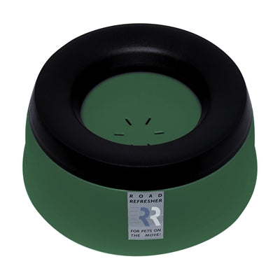 Road Refresher Drinking Bowl For On The Go Green LARGE 24X10 CM