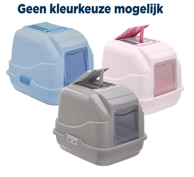Imac Litter Box Easy Cat Pink / Blue / Taupe