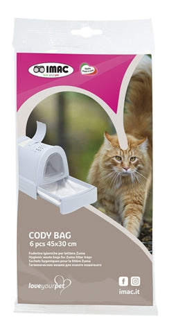 Sac à litière pour chat Imac Cody pour bac à litière pour chat Zuma 50X36X10 CM 45X30 CM