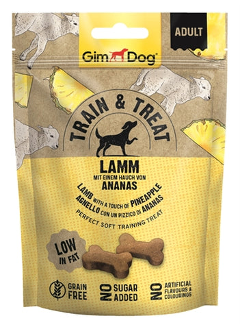 Gimdog Train &amp; Treat Lamb / Pineapple 125 GR